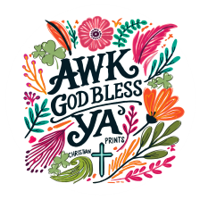 Awk God Bless Ya logo